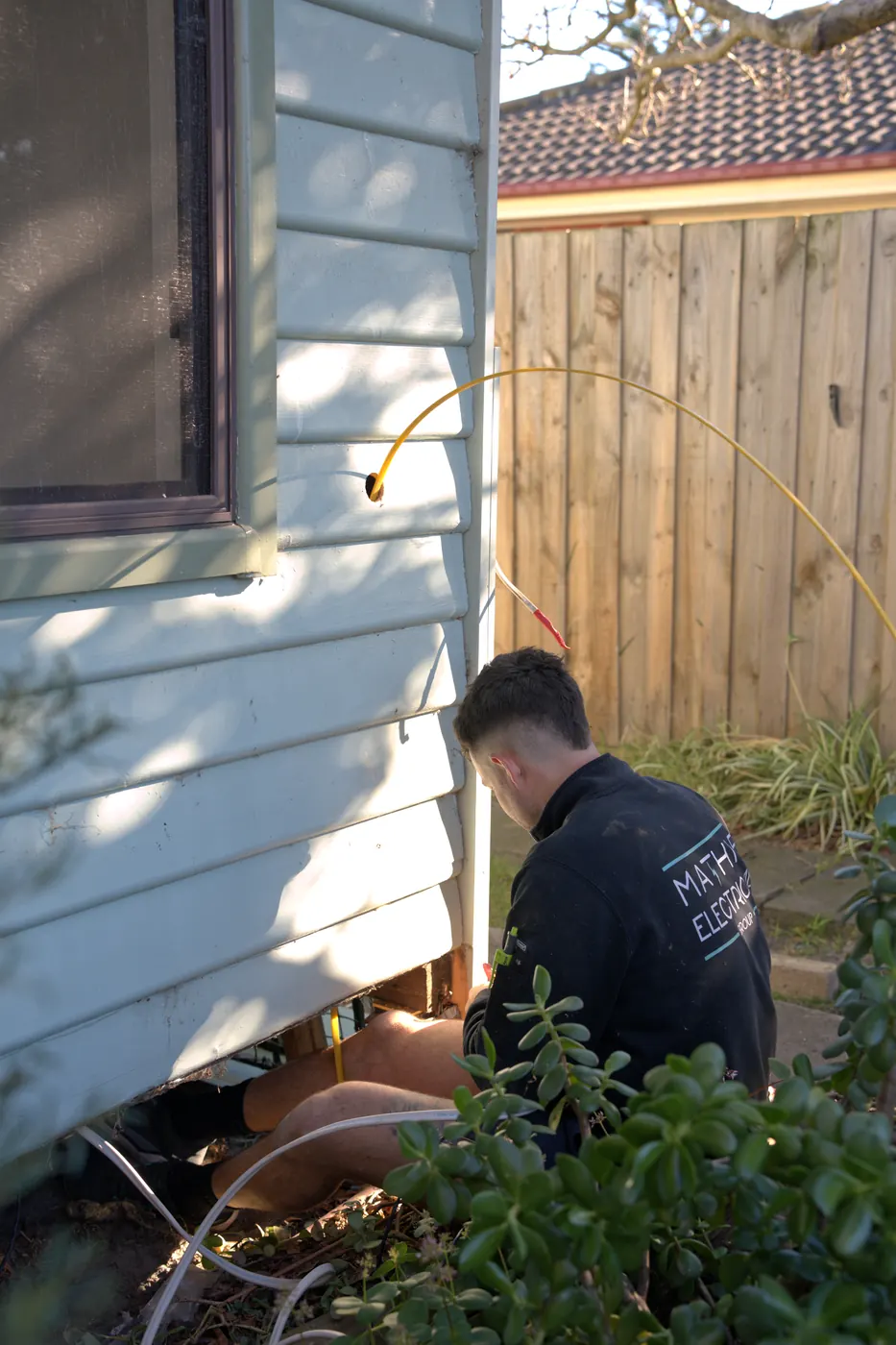 Mathie Electrical installing a home EV charger