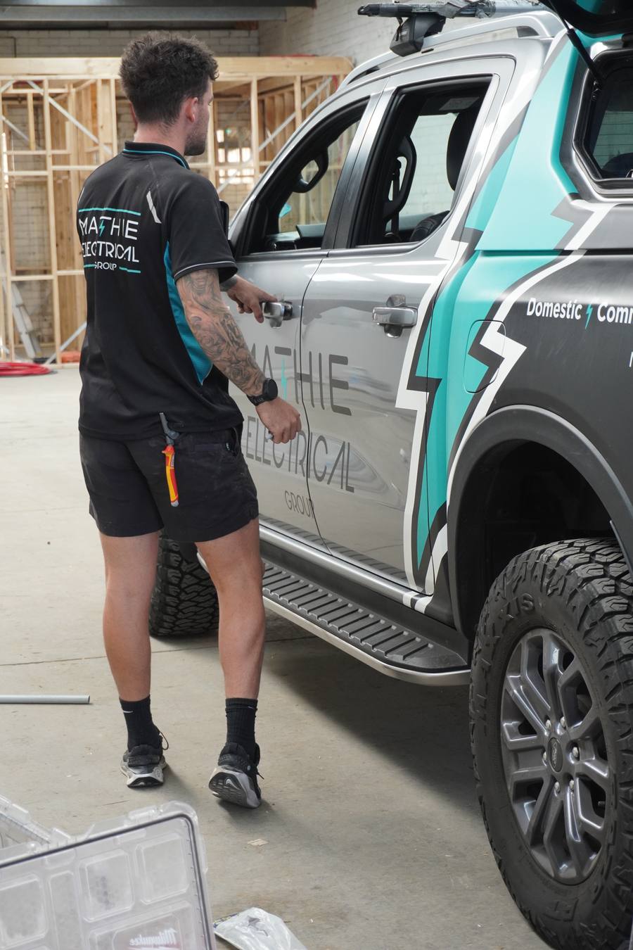 The Mathie Electrical ute
