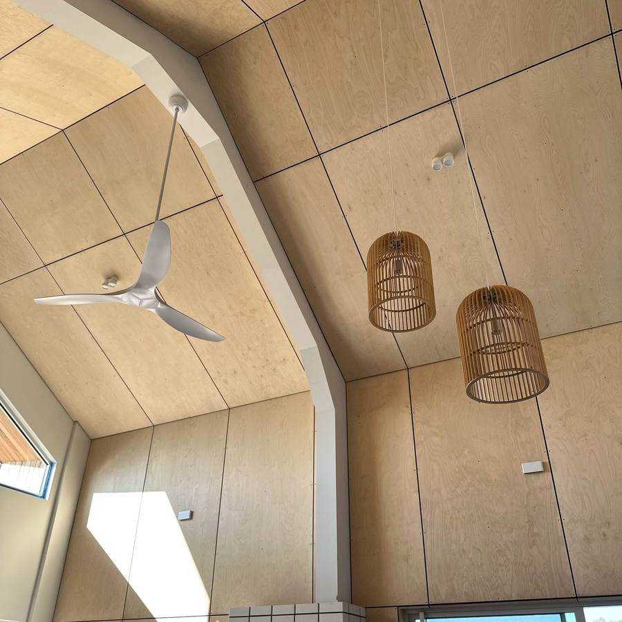 Pendant lighting and ceiling fan installation