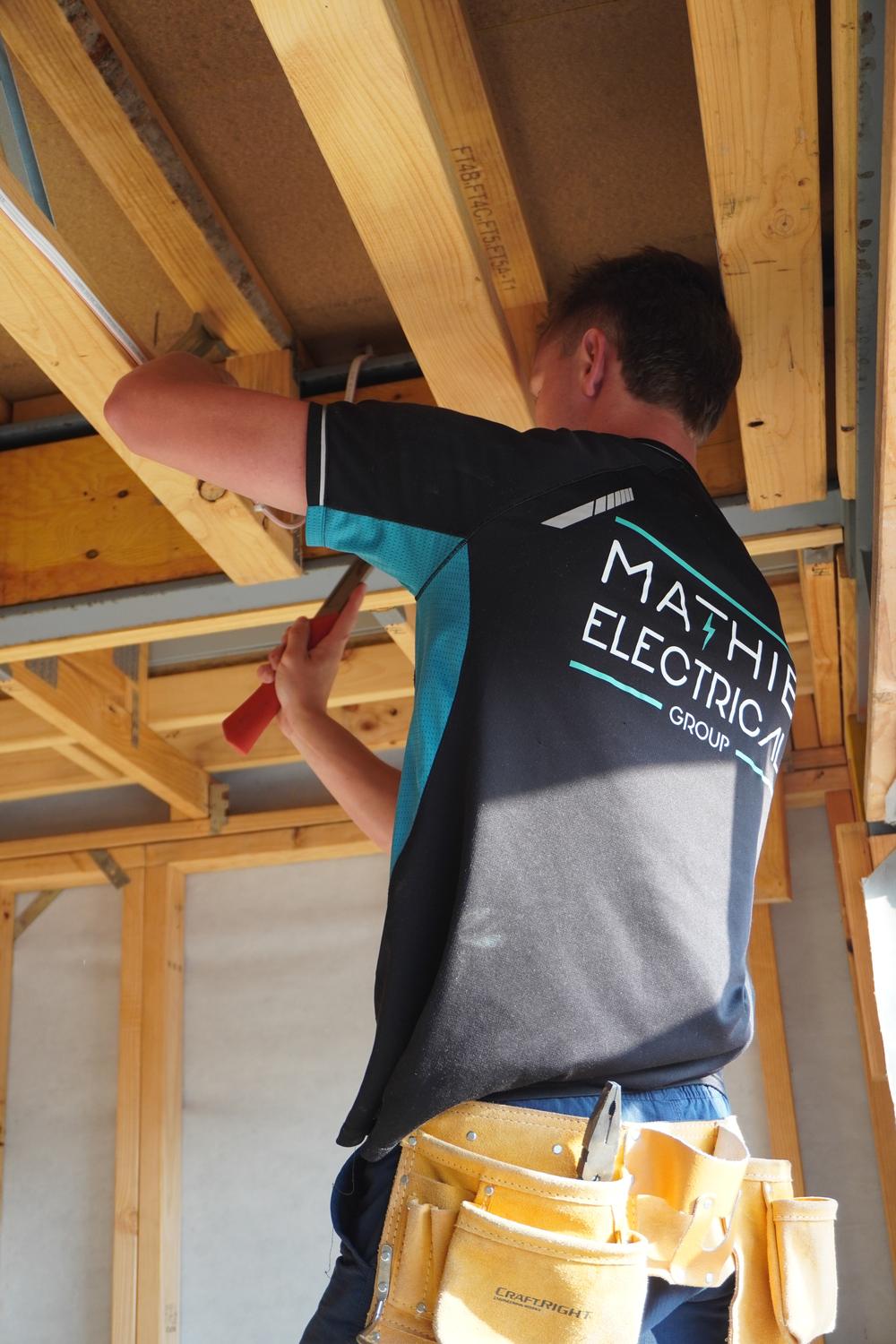 New home electrical rough-in